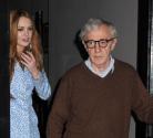 Woody Allen Takes LiLo Out For Dinner